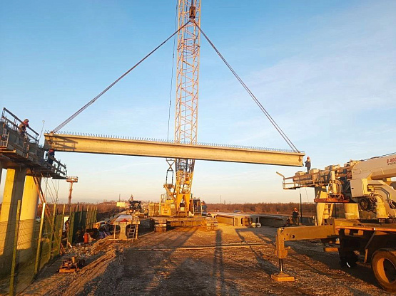 Готовность шести искусственных сооружений на участке реконструкции М-4 «Дон» в Ростовской области достигла 70%